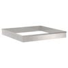 vidaXL Snail Fences 12 pcs 100 x 3.5 x 25 cm Stainless Steel Silver
