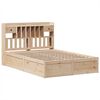 vidaXL Bed Frame without Mattress 140x200 cm Solid Wood Pine