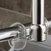 RIDDER Shower Curtain Rod Support Chrome 55x2.5x2.5 cm