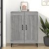 vidaXL Sideboard Grey Sonoma 69.5x34x90 cm Engineered Wood