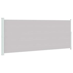 vidaXL Patio Retractable Side Awning 200x500 cm Grey