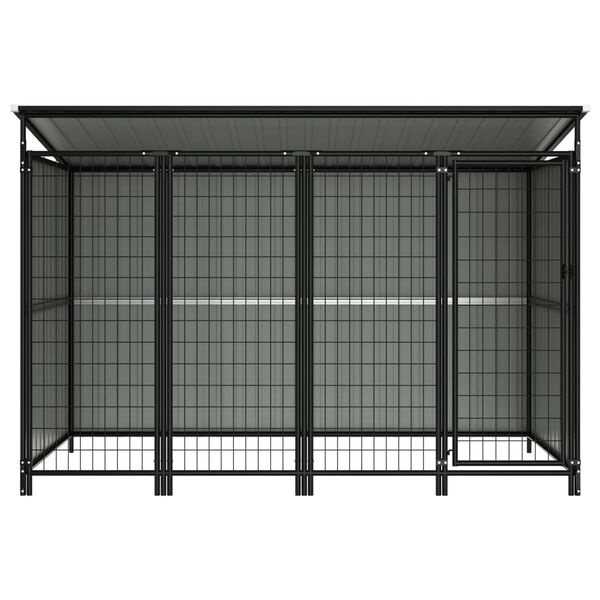 vidaXL Outdoor Dog Kennel 253x133x164 cm