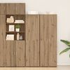 vidaXL Highboard 2 pcs Artisan Oak 50 x 42.5 x 185 cm