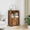 vidaXL Rolling&nbsp;Cabinet Old Wood 55x40x91 cm Engineered Wood