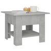 vidaXL Coffee Table Concrete Grey 55x55x42 cm Engineered Wood