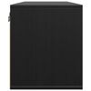 vidaXL Wall Cabinets 2 pcs Black 45x30x35 cm Solid Pinewood
