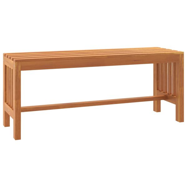 vidaXL Garden Bench 110 cm Solid Wood Eucalyptus
