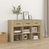 vidaXL Sideboard Sonoma Oak 100x30x59.5 cm Engineered Wood