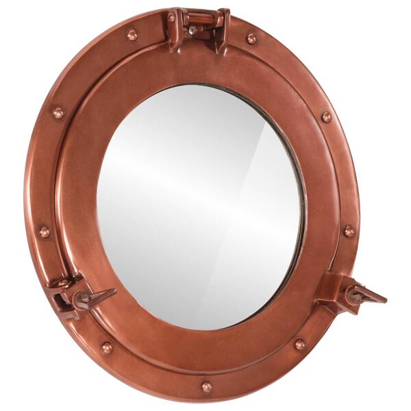 vidaXL&nbsp;Porthole Mirror&nbsp;Wall Hanging&nbsp;&Oslash;38 cm&nbsp;Aluminium and Glass