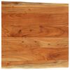 vidaXL Table Top 60x60x3.8 cm Rectangular&nbsp;Solid Wood Acacia Live Edge