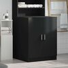 vidaXL Washing Machine Cabinet Black 71x71.5x91.5 cm
