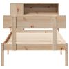 vidaXL Bookcase Bed without Mattress 90x200 cm Solid Wood Pine