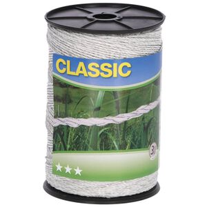 Neutral Electric Fence Polywire Classic 500m White