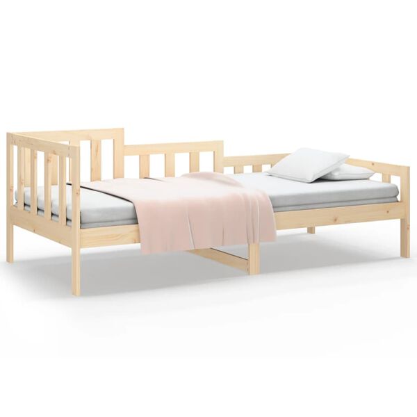 vidaXL Day Bed without Mattress 90x200 cm Solid Wood Pine