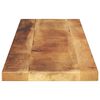vidaXL Table Top 110x20x2.5 cm Rectangular Solid Wood Rough Mango