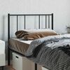 vidaXL Metal Replace Headboard Black 90 cm
