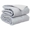 vidaXL Full Year Duvet Silver 220 x 240 cm Satin and Microfiber