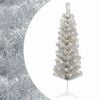 vidaXL Artificial Slim Christmas Tree 150 cm 150 LEDs Warm White