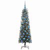 vidaXL Artificial Christmas Tree with 150 LEDs with Stand Green 150 cm