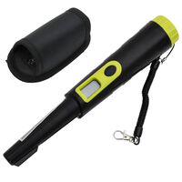vidaXL Pinpointer Metal Detector with LCD Display Black and Yellow