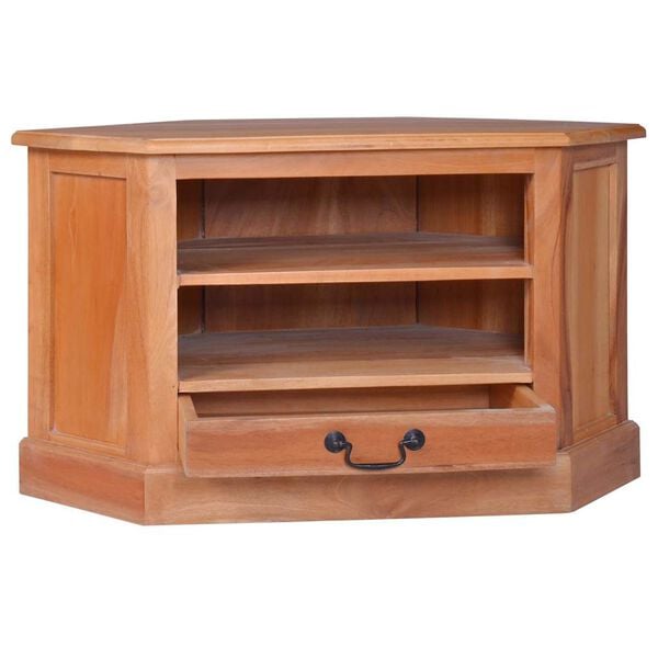vidaXL TV Stands Brown 80 x 40 x 45 cm Solid Mahogany Wood