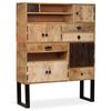 vidaXL Sideboard Solid Mango Wood 100x30x130 cm