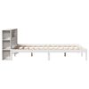 vidaXL Bookcase Bed without Mattress White 160x200 cm Solid Wood Pine