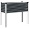 vidaXL Garden Planter Anthracite 100x45x90 cm Steel