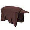 vidaXL Horse Blanket Full Dark Brown Polyester