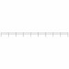 vidaXL Garden Fence with Hoop Top Steel 1603.5x60 cm Black