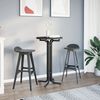 vidaXL Bar Table Black &Oslash;60x110 cm Engineered Wood and Steel