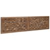 vidaXL Bed Headboard Natural Solid Teak Wood