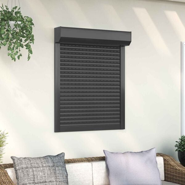 vidaXL Roller Shutter Manual Anthracite 70 x 100 cm
