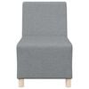 vidaXL Modular Sofa Unit Armless 3 pcs Light Grey 55 x 74 x 82 cm