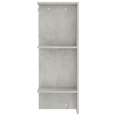 vidaXL Hallway Cabinet Concrete Grey 97.5x37x99 cm Engineered Wood