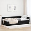 vidaXL Corner Bed Frame with Headboard Black 80 cm x 200 cm Velvet