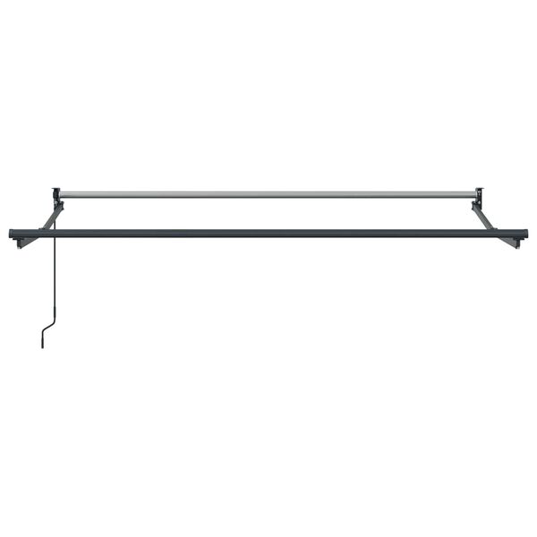 vidaXL Manual Retractable Awning Frame Anthracite 3 x 2 m Aluminium