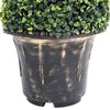 vidaXL Artificial Boxwood Spiral Plant with Pot Green 89 cm