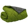 vidaXL Winter Duvet Green and Anthracite 220 x 260 cm Microfiber