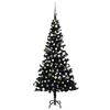 vidaXL Artificial Christmas Tree | Black | PVC | 120 cm