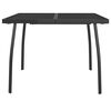 vidaXL Garden Table Anthracite 100x100x72 cm Steel Mesh