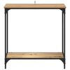 vidaXL Console Table Artisan oak 75 x 30.5 x 75 cm Engineered wood