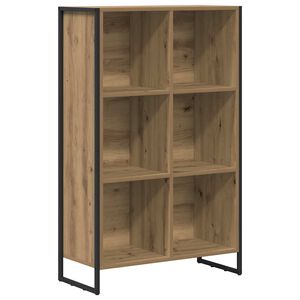 vidaXL Book Cabinet 99.5 x 30 x 108.5 cm Engineered Wood Artisian Oak