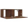 vidaXL TV Cabinet Brown Oak 80x30x30 cm Engineered Wood