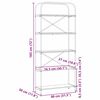 vidaXL Bookshelf Old Wood 80 x 30 x 183 cm Engineered wood
