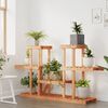 vidaXL Flower Stand 110x25x73 cm Solid Wood Fir
