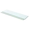 vidaXL Shelves 2 pcs Panel Glass Clear 60x12 cm
