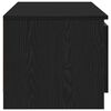 vidaXL TV Cabinet Black Oak 140x40x35.5 cm Engineered Wood
