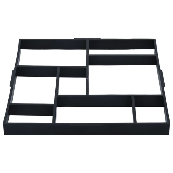 vidaXL Pavement Moulds 2 pcs 50.4x50.4x4.3 cm Plastic