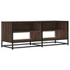 vidaXL TV Cabinet Brown Oak 120.5x40x46 cm Engineered Wood and Metal